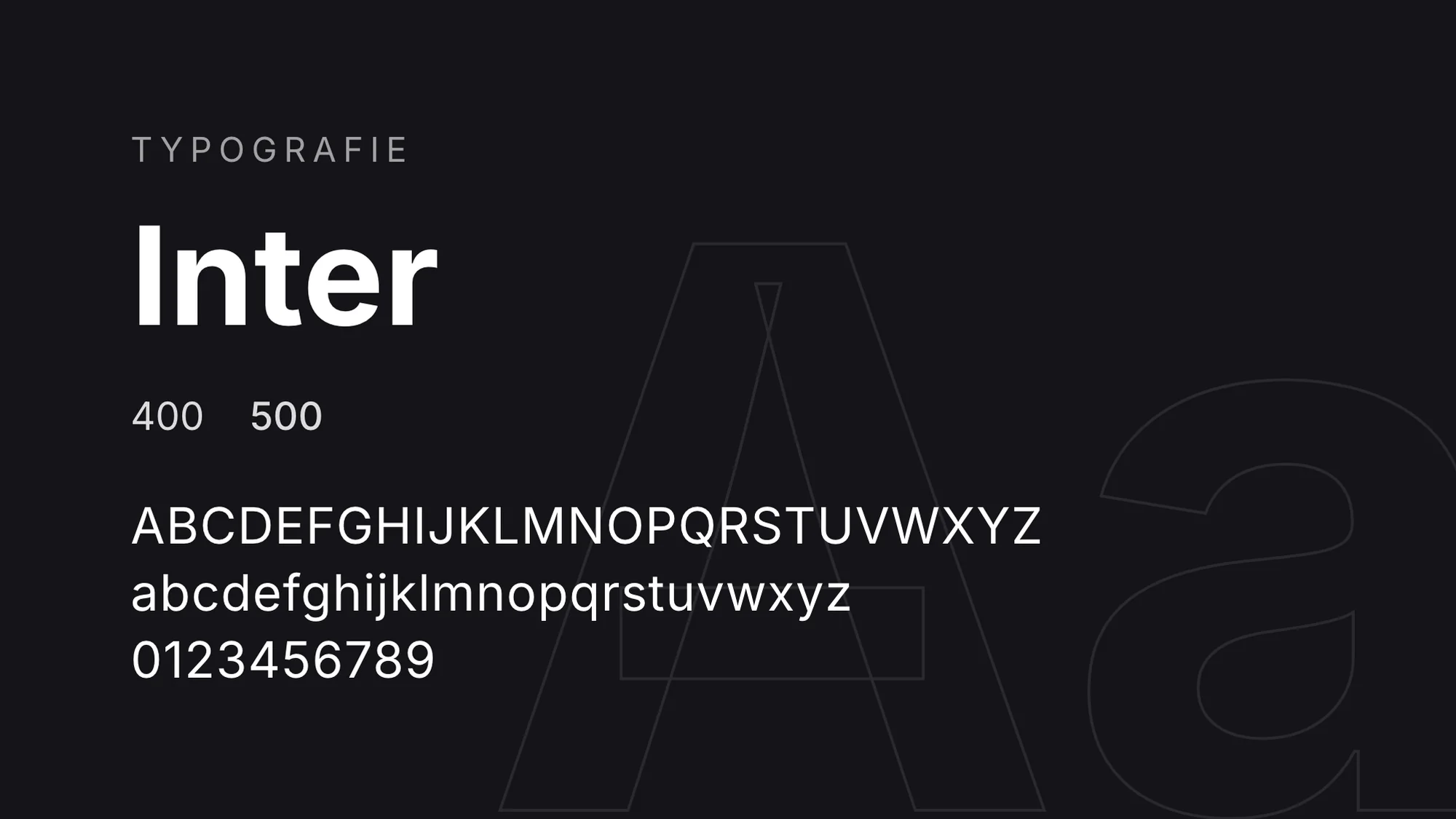 Typografie der Website von Scalableloops: Inter